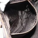 PRADA Hand Bag Safiano leather Brown Gold Auth gh1550-23