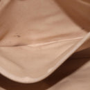 CHANEL Chain Matelasse Shoulder Bag Lamb Skin Beige Gold CC Auth gh1553-21