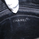 CHANEL Matelasse 25 Chain Backpack Enamel Black Silver CC Auth gh1554-25