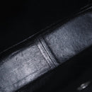 CHANEL Matelasse 25 Chain Backpack Enamel Black Silver CC Auth gh1554-11