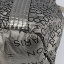CHANEL Unlimited Tote Bag Nylon Silver CC Auth gh1555-15