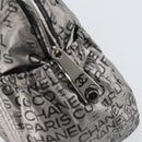 CHANEL Unlimited Tote Bag Nylon Silver CC Auth gh1555-17