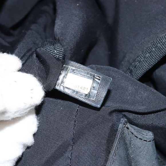 CHANEL Unlimited Tote Bag Nylon Silver CC Auth gh1555