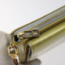 LOUIS VUITTON Monogram Vernis Motto Accessory Pouch Gris M91030 LV Auth gh156-15