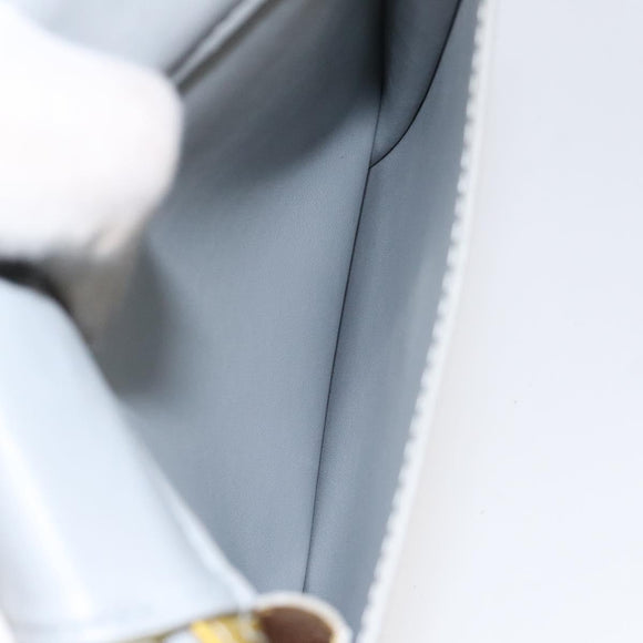 LOUIS VUITTON Monogram Vernis Motto Accessory Pouch Gris M91030 LV Auth gh156