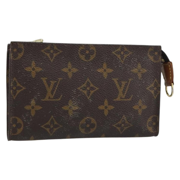 LOUIS VUITTON Monogram Bucket PM Accessory Pouch LV Auth gh1560