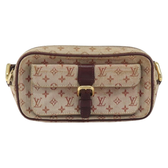 LOUIS VUITTON Monogram Mini Juliet MM Shoulder Bag Red M92219 LV Auth gh1563