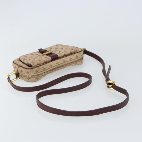 LOUIS VUITTON Monogram Mini Juliet MM Shoulder Bag Red M92219 LV Auth gh1563