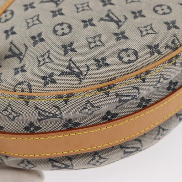 LOUIS VUITTON Monogram Mini Jeanne GM Shoulder Bag Blue M92000 LV Auth gh1564