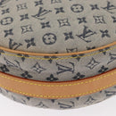 LOUIS VUITTON Monogram Mini Jeanne GM Shoulder Bag Blue M92000 LV Auth gh1564-16