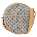 LOUIS VUITTON Monogram Mini Jeanne GM Shoulder Bag Blue M92000 LV Auth gh1564-1
