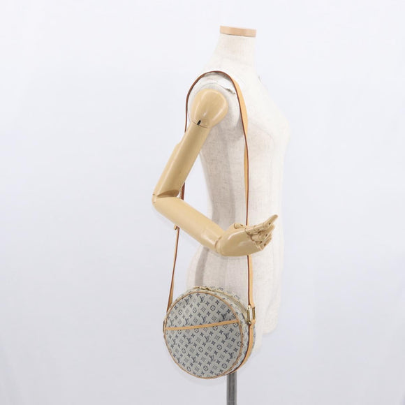LOUIS VUITTON Monogram Mini Jeanne GM Shoulder Bag Blue M92000 LV Auth gh1564