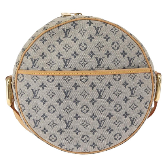 LOUIS VUITTON Monogram Mini Jeanne GM Shoulder Bag Blue M92000 LV Auth gh1564
