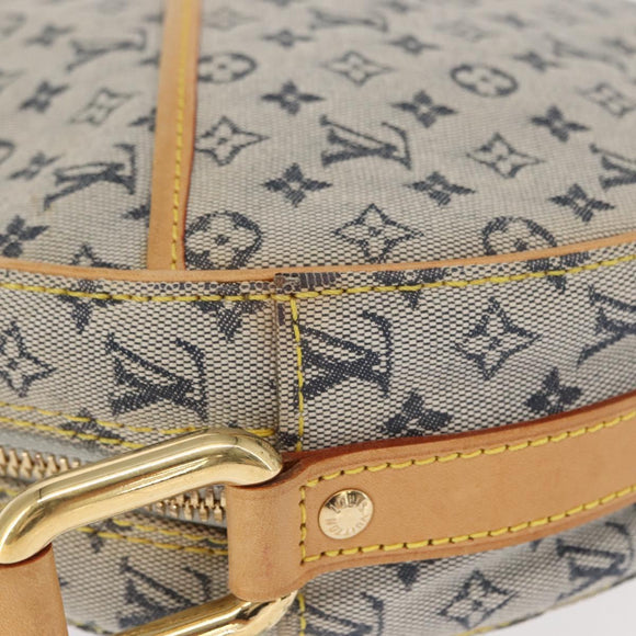 LOUIS VUITTON Monogram Mini Jeanne GM Shoulder Bag Blue M92000 LV Auth gh1564