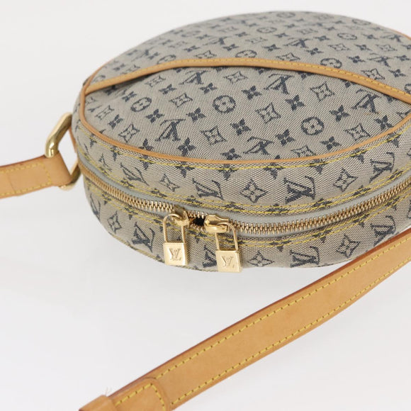LOUIS VUITTON Monogram Mini Jeanne GM Shoulder Bag Blue M92000 LV Auth gh1564