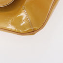 LOUIS VUITTON Monogram Vernis Thompson Street Bag Beige M91301 LV Auth gh1566-9