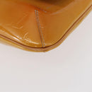 LOUIS VUITTON Monogram Vernis Thompson Street Bag Beige M91301 LV Auth gh1566-14
