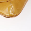 LOUIS VUITTON Monogram Vernis Thompson Street Bag Beige M91301 LV Auth gh1566-15