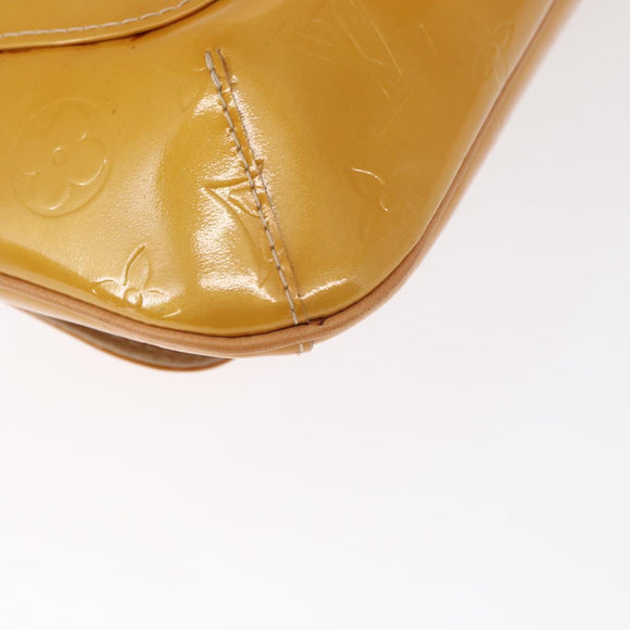 LOUIS VUITTON Monogram Vernis Thompson Street Bag Beige M91301 LV Auth gh1566