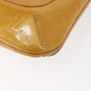 LOUIS VUITTON Monogram Vernis Thompson Street Bag Beige M91301 LV Auth gh1566-16