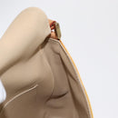 LOUIS VUITTON Monogram Vernis Thompson Street Bag Beige M91301 LV Auth gh1566-18