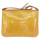 LOUIS VUITTON Monogram Vernis Thompson Street Bag Beige M91301 LV Auth gh1566-2