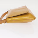 LOUIS VUITTON Monogram Vernis Thompson Street Bag Beige M91301 LV Auth gh1566-4