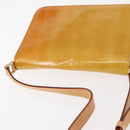 LOUIS VUITTON Monogram Vernis Thompson Street Bag Beige M91301 LV Auth gh1566-6