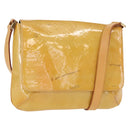 LOUIS VUITTON Monogram Vernis Thompson Street Bag Beige M91301 LV Auth gh1567-1