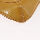 LOUIS VUITTON Monogram Vernis Thompson Street Bag Beige M91301 LV Auth gh1567-15
