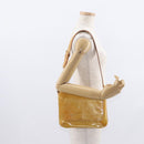 LOUIS VUITTON Monogram Vernis Thompson Street Bag Beige M91301 LV Auth gh1567-21