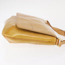 LOUIS VUITTON Monogram Vernis Thompson Street Bag Beige M91301 LV Auth gh1567-3