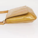 LOUIS VUITTON Monogram Vernis Thompson Street Bag Beige M91301 LV Auth gh1567-4