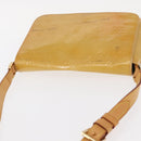 LOUIS VUITTON Monogram Vernis Thompson Street Bag Beige M91301 LV Auth gh1567-6
