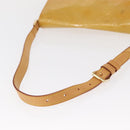 LOUIS VUITTON Monogram Vernis Thompson Street Bag Beige M91301 LV Auth gh1567-7