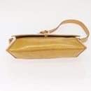 LOUIS VUITTON Monogram Vernis Thompson Street Bag Beige M91301 LV Auth gh1567-5