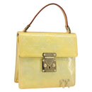 LOUIS VUITTON Monogram Vernis Spring Street Hand Bag Gris M91029 LV Auth gh1568-1
