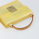 LOUIS VUITTON Monogram Vernis Spring Street Hand Bag Gris M91029 LV Auth gh1568-6