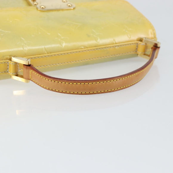 LOUIS VUITTON Monogram Vernis Spring Street Hand Bag Gris M91029 LV Auth gh1568