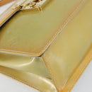 LOUIS VUITTON Monogram Vernis Spring Street Hand Bag Gris M91029 LV Auth gh1569-15