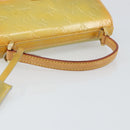 LOUIS VUITTON Monogram Vernis Spring Street Hand Bag Gris M91029 LV Auth gh1569-7