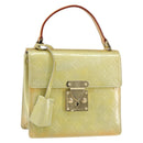 LOUIS VUITTON Monogram Vernis Spring Street Hand Bag Gris M91029 LV Auth gh1570-1