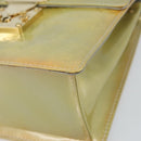 LOUIS VUITTON Monogram Vernis Spring Street Hand Bag Gris M91029 LV Auth gh1570-9