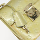 LOUIS VUITTON Monogram Vernis Spring Street Hand Bag Gris M91029 LV Auth gh1570-10