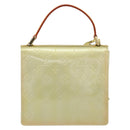 LOUIS VUITTON Monogram Vernis Spring Street Hand Bag Gris M91029 LV Auth gh1570-2