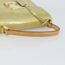 LOUIS VUITTON Monogram Vernis Spring Street Hand Bag Gris M91029 LV Auth gh1570-7
