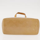 LOUIS VUITTON Monogram Vernis Reade PM Hand Bag Noisette M91334 LV Auth gh1572-6