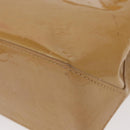 LOUIS VUITTON Monogram Vernis Reade PM Hand Bag Noisette M91334 LV Auth gh1572-16