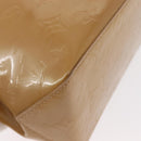 LOUIS VUITTON Monogram Vernis Reade PM Hand Bag Noisette M91334 LV Auth gh1572-17