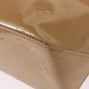 LOUIS VUITTON Monogram Vernis Reade PM Hand Bag Noisette M91334 LV Auth gh1572-18